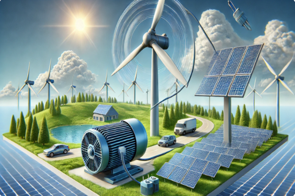 Electric motors for Renewable Energy